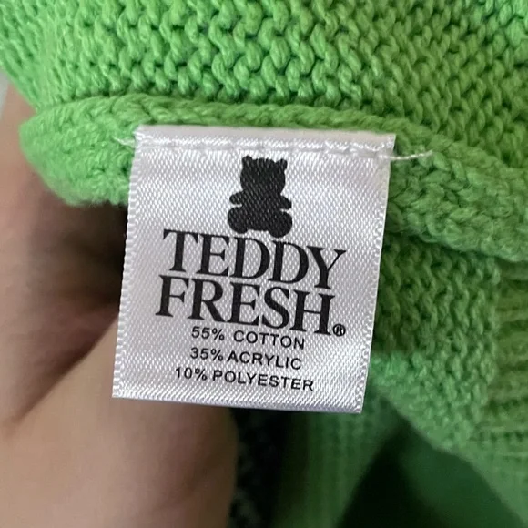 Teddy Fresh Intarsia Bear Sweater - Unisex S - Picture 5 of 7